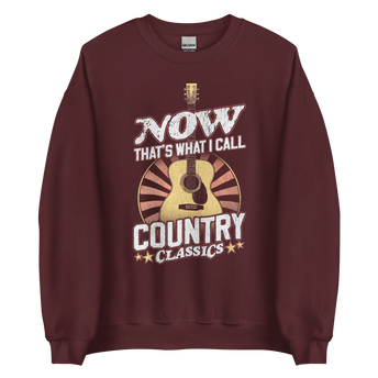 NOW That’s What I Call Music Country Classics Maroon Sweatshirt