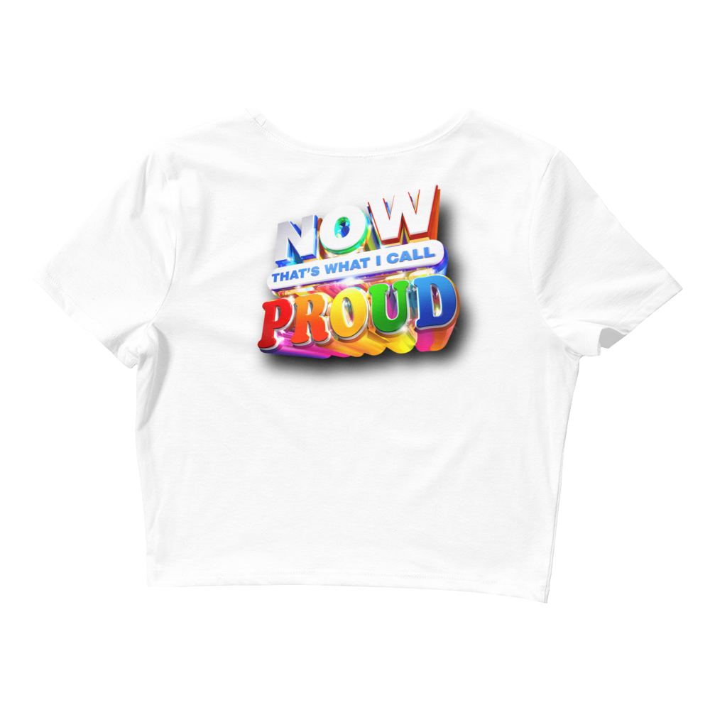 NOW Proud Cropped T-Shirt Back