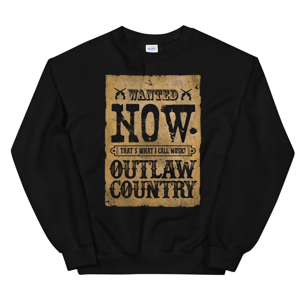 NOW Outlaw Country Crewneck Sweatshirt