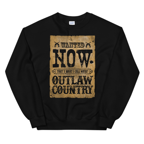 NOW Outlaw Country Crewneck Sweatshirt