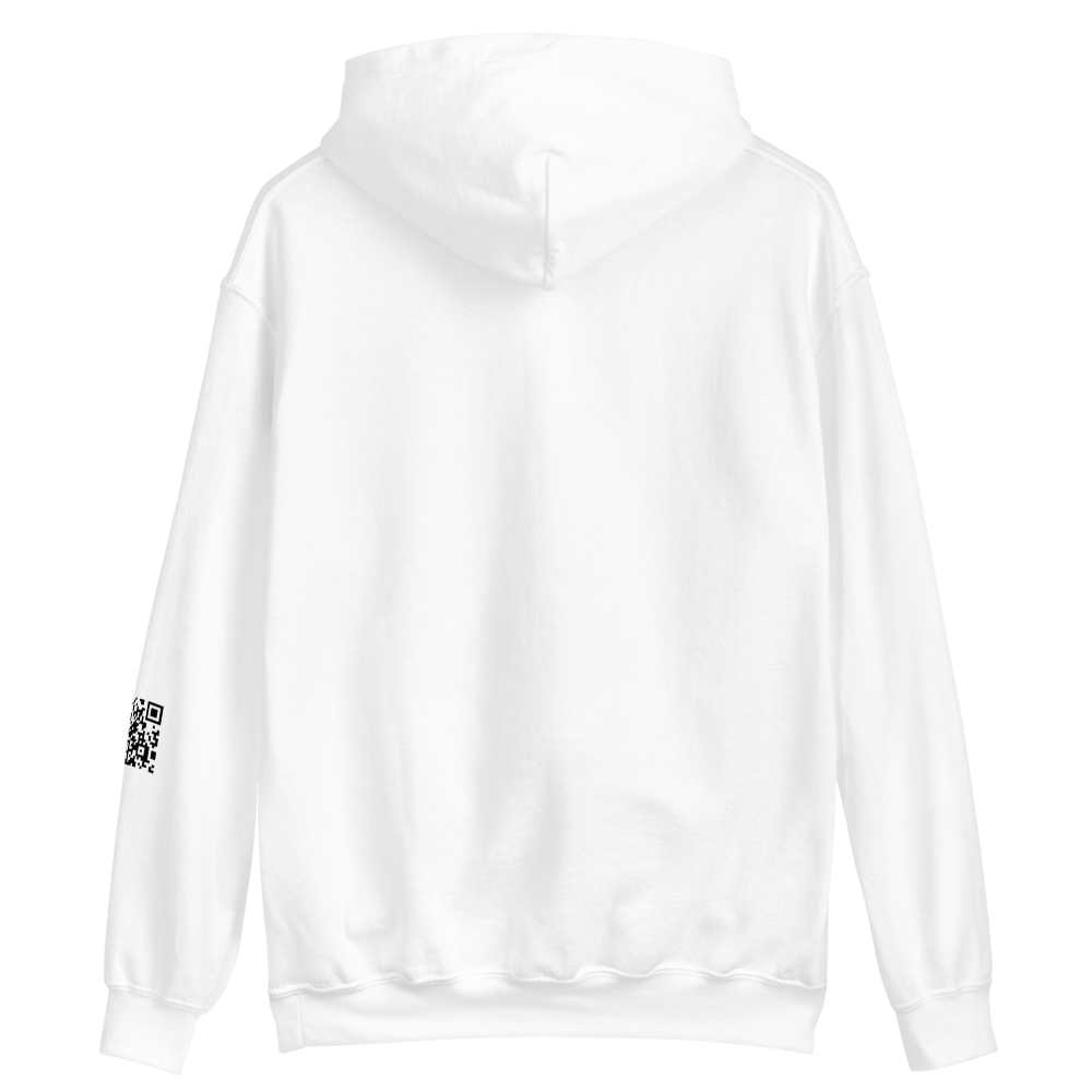 NOW Workout White Hoodie back 