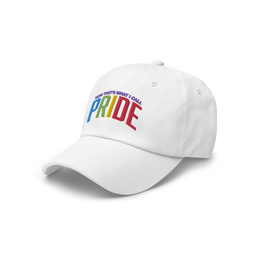 NOW Pride Hat - White - Left