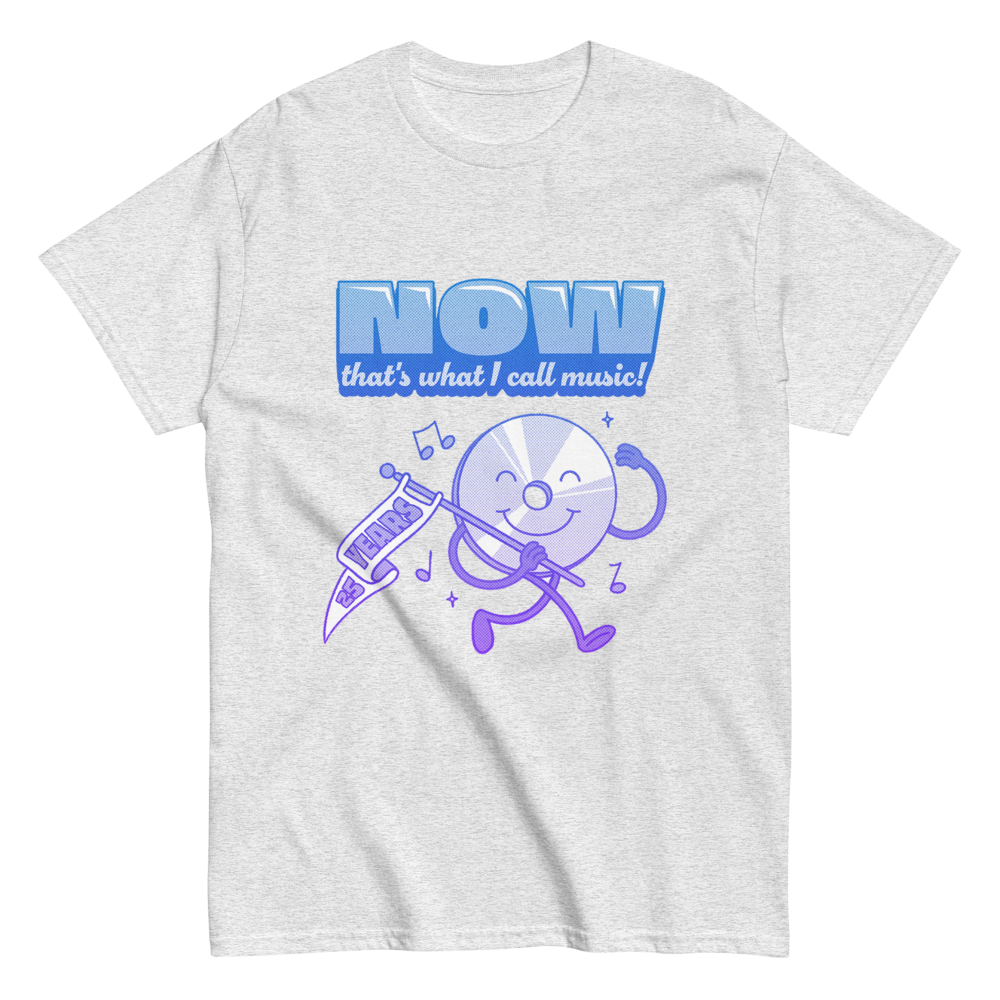 NOW That’s What I Call Music 25 Years CD Grey T-Shirt