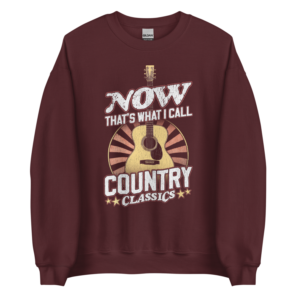 NOW That’s What I Call Music Country Classics Maroon Sweatshirt