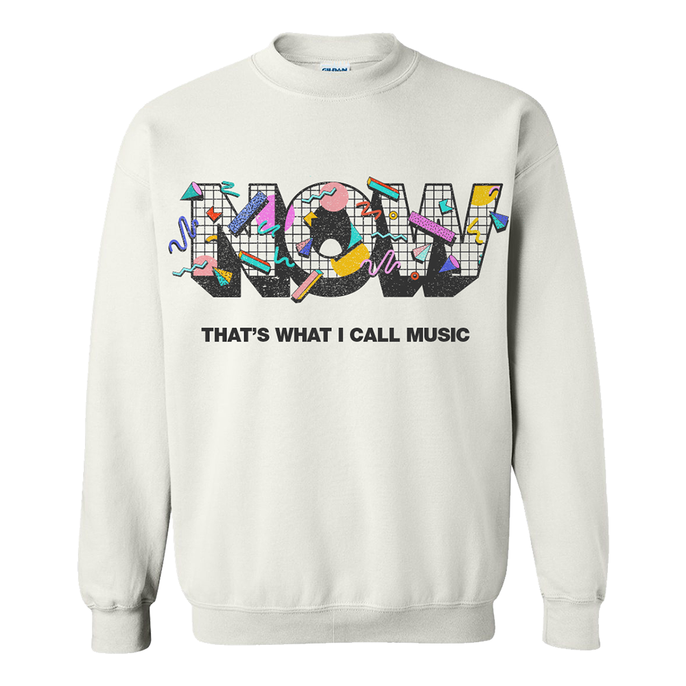 White crewneck hoodie 2025